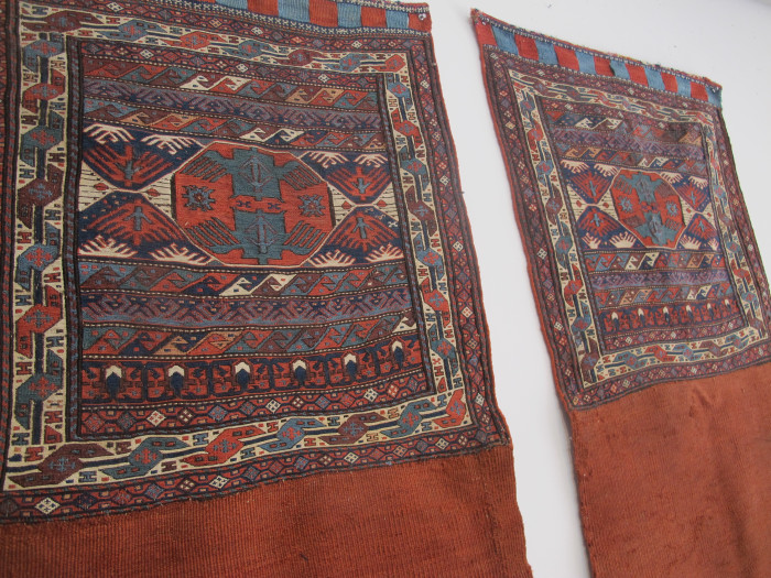 A Pair of Shahsavan Soumac Bags