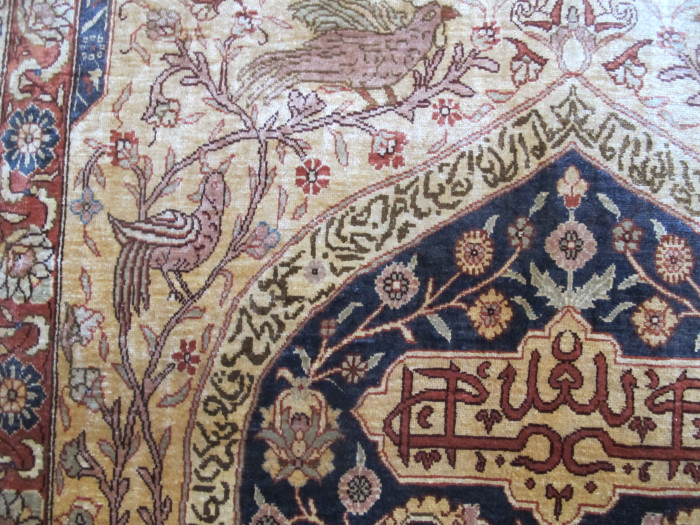 Fine Turkish Silk Rug