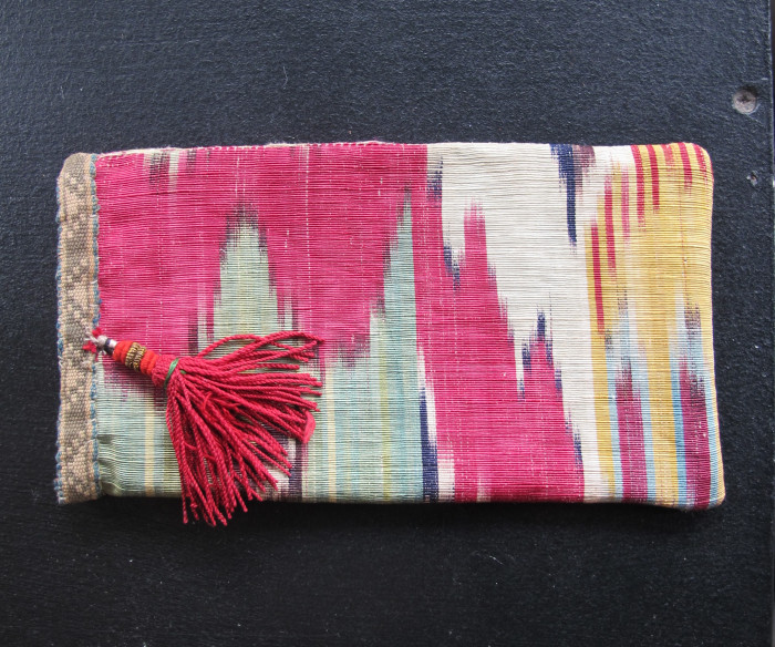 Double-Sided Silk Ikat Purse