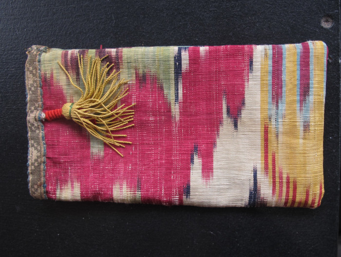 Double-Sided Silk Ikat Purse