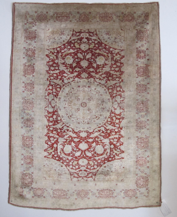 Fine Silk Tabriz Rug