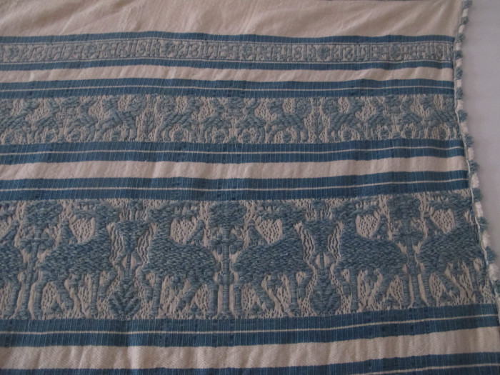 Jacquard Loom Embroidered Panel