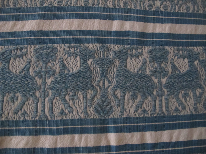 Jacquard Loom Embroidered Panel