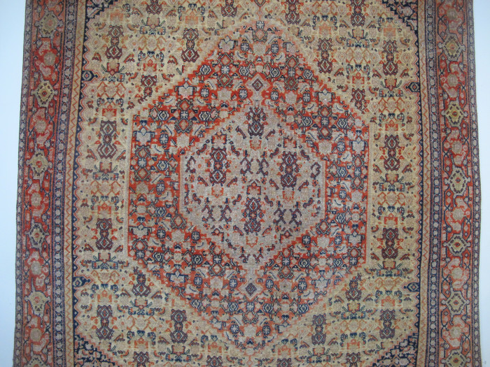 Fine Silk-Warped Senneh Rug