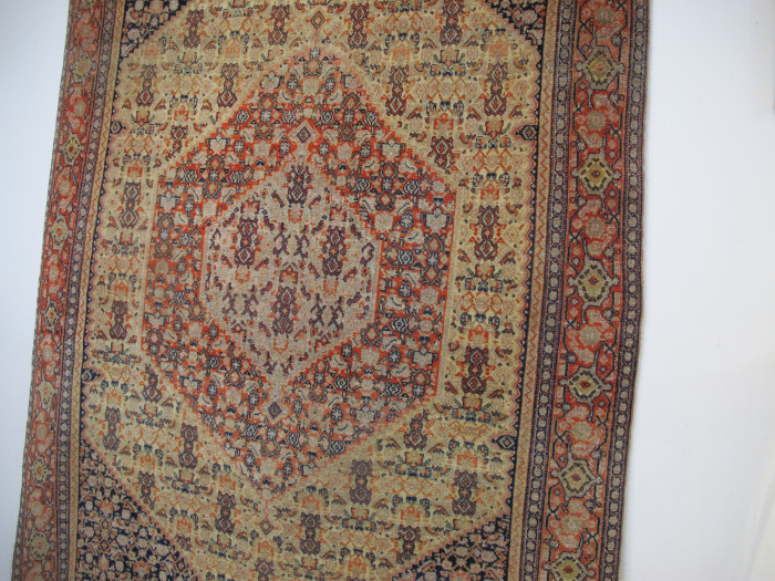 Fine Silk-Warped Senneh Rug