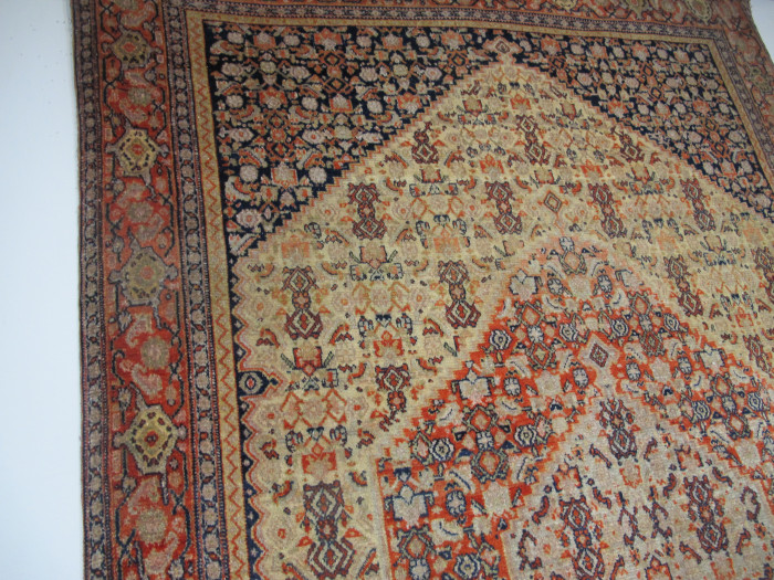 Fine Silk-Warped Senneh Rug