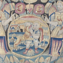 Image of A Pair of North German Tapestry Cushions